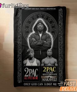 Tupac All Eyes On Me Dark Blanket