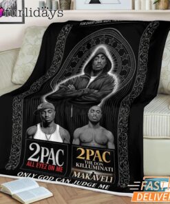 Tupac All Eyes On Me Dark Blanket