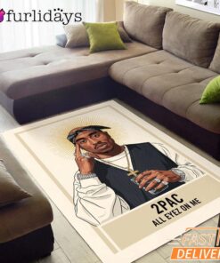 Tupac All Eyes On Me Holy Rectangle Rug