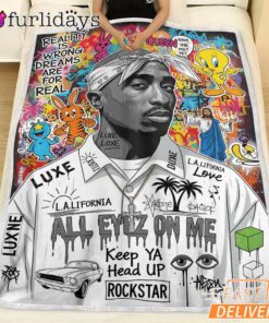 Tupac All Eyes On Me Pop Blanket