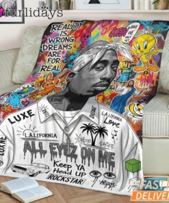 Tupac All Eyes On Me Pop Blanket