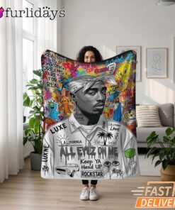 Tupac All Eyes On Me Pop Blanket