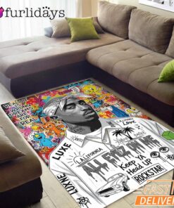 Tupac All Eyes On Me Pop Rectangle Rug
