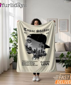 Tupac California Love City Blanket