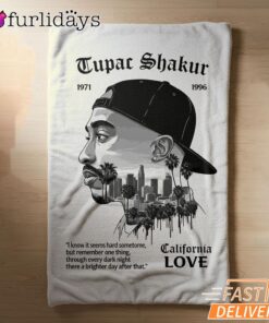 Tupac California Love City Blanket