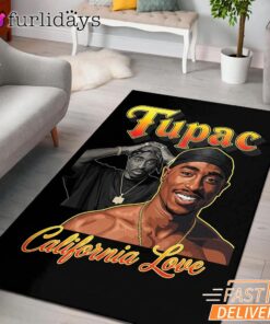Tupac California Love Classic Rectangle Rug