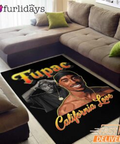 Tupac California Love Classic Rectangle Rug