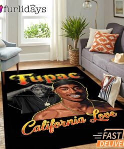 Tupac California Love Classic Rectangle Rug