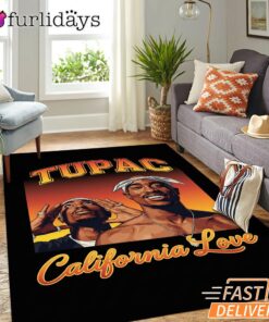 Tupac California Love Sunset Rectangle Rug