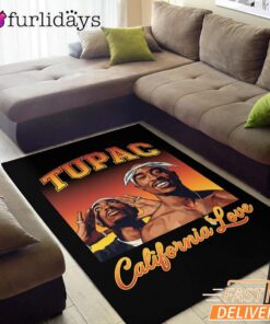 Tupac California Love Sunset Rectangle Rug