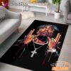 Tupac Cross Glow Rectangle Rug