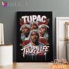Tupac Cross Hands Canvas, Rap Lengends Poster