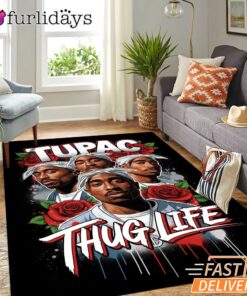 Tupac Cross Hands Rectangle Rug
