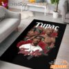 Tupac Forever Roses Rectangle Rug
