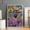 Tupac Graffiti Purple Canvas, Rap Lengends Poster