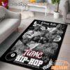 Tupac Hip Hop Thug Life Collage Rectangle Rug