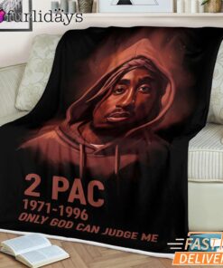 Tupac Hollywood Skyline Blanket