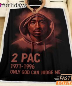 Tupac Hollywood Skyline Blanket