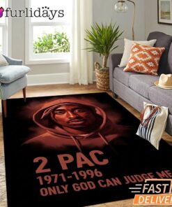 Tupac Hollywood Skyline Rectangle Rug