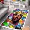 Tupac King Crown Pop Bright Rectangle Rug