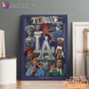Tupac LA City Collage Canvas, Rap Lengends Poster