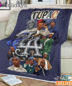 Tupac Logo All Stars Blanket