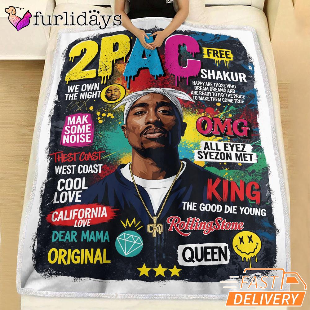 Tupac Magazine Cover Original Blanket Tupac Magazine Cover Original Blanket