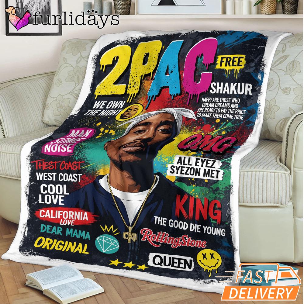 Tupac Magazine Cover Original Blanket Tupac Magazine Cover Original Blanket