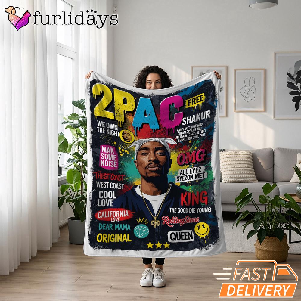 Tupac Magazine Cover Original Blanket Tupac Magazine Cover Original Blanket