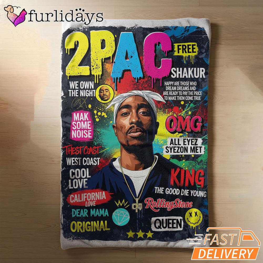 Tupac Magazine Cover Original Blanket Tupac Magazine Cover Original Blanket