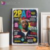 Tupac Magazine Cover Original Canvas, Rap Lengends Poster