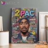 Tupac Magazine Pop Art Canvas, Rap Lengends Poster