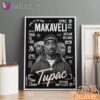 Tupac Makaveli Portrait Canvas, Rap Lengends Poster