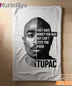 Tupac Motivation Quote Blanket