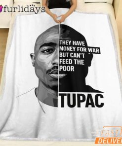 Tupac Motivation Quote Blanket