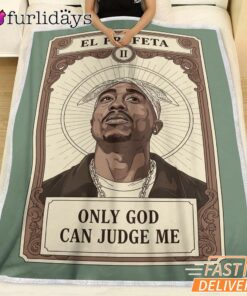 Tupac Only God Can Judge Me Blanket