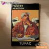 Tupac Poetry Motion Book Blanket