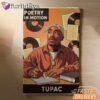 Tupac Poetry Motion Orange Blanket