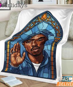 Tupac Saint Blessing Blanket