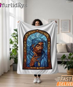 Tupac Saint Peace Art Blanket