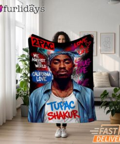 Tupac Shakur California Love Blanket