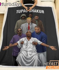 Tupac Shakur Entourage Blanket