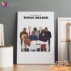 Tupac Shakur Memorial Canvas, Rap Lengends Poster