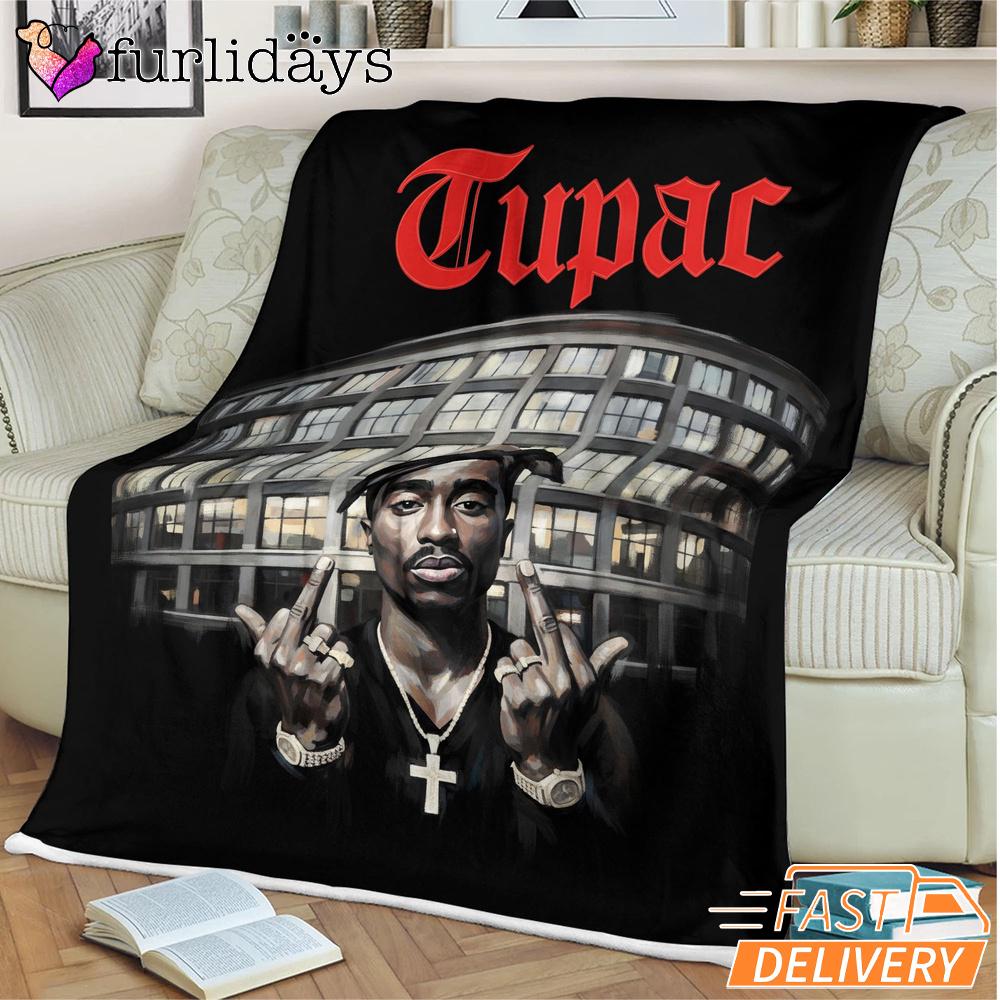 Tupac Shakur Street Legend Blanket Tupac Shakur Street Legend Blanket