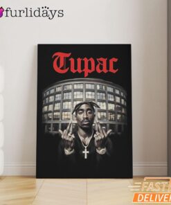 Tupac Shakur Street Legend Canvas, Rap Lengends Poster