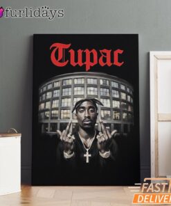 Tupac Shakur Street Legend Canvas, Rap Lengends Poster