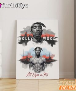 Tupac Street Legend Graffiti Canvas, Rap Lengends Poster