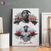 Tupac Street Legend Graffiti Canvas, Rap Lengends Poster