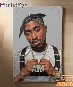 Tupac Thug Life Blanket