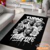 Tupac Thug Life Group Collage Rectangle Rug